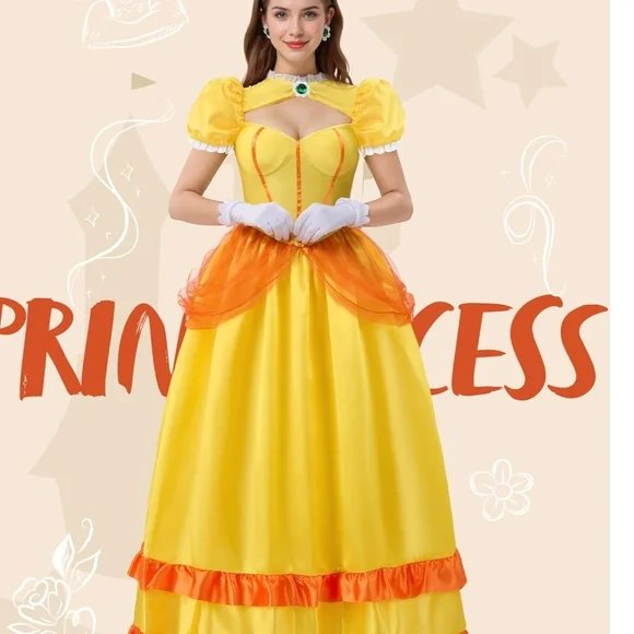 Princess DAISYCostume for Women - Picture 3 of 10